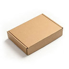 50pc, 2 Size Kraft Corrugated Cardboard Mailer Shipping Box