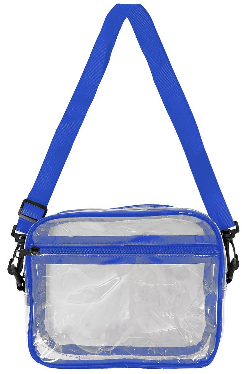 Clear Pvc Crossbody Messenger Travel Spa Bag