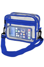 Clear Pvc Crossbody Messenger Travel Spa Bag