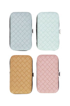 Basket Weave Vegan Leather 7 Pcs Nailcare Kit