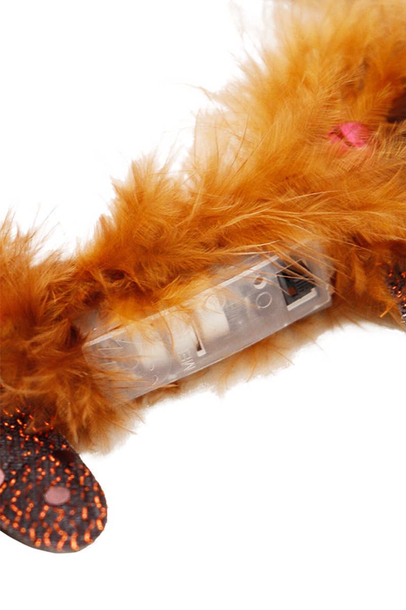 Reindeer Fuzzy Antler Led Light-up Hairband