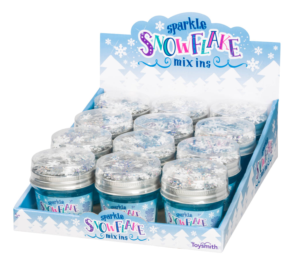 Snowflake Mix Ins Slime/Confetti Kit, Holiday, Christmas