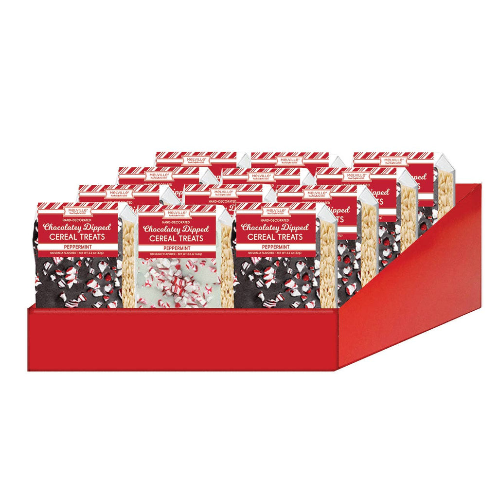 Rice Treat Bar - Dark & White Chocolate Peppermint