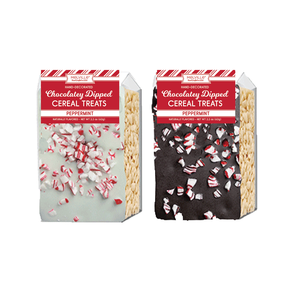 Rice Treat Bar - Dark & White Chocolate Peppermint