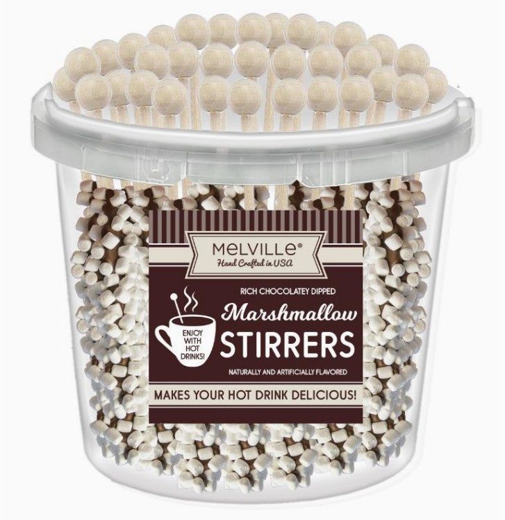 Mini Marshmallow Hot Chocolate Stirrers